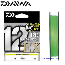 Шнур Daiwa PE Dura 12EX+SI3 Lime Green размотка 200м салатовый